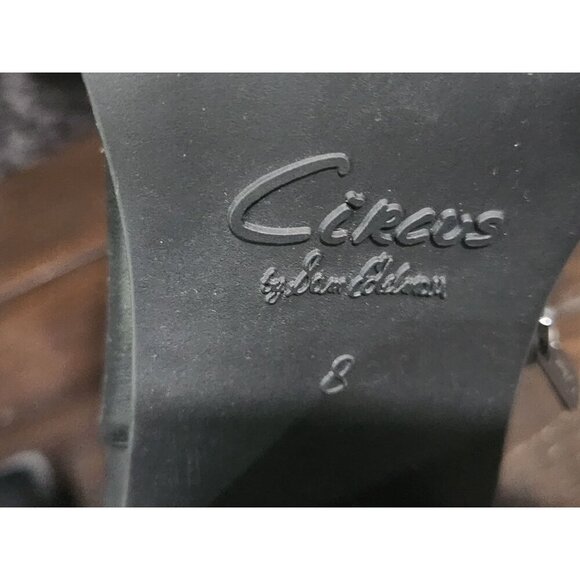 NEW Circus NY Layla 2 Black Square Toe Block Heel Boots/Sz. 8M - Picture 9 of 10